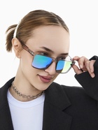 Очки солнцезащитные «OneSun. Wayfarer», uv 400, линза 5.2×4.1 см, прозрачный, серый, голубой - Фото 3