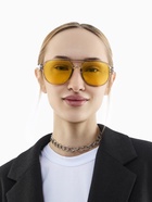 Очки солнцезащитные «OneSun. Авиаторы», uv 400, линза 5.5×4.5 см, жёлтый - Фото 4