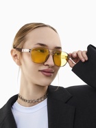 Очки солнцезащитные «OneSun. Авиаторы», uv 400, линза 5.5×4.5 см, жёлтый - Фото 5