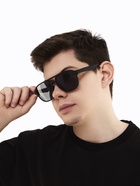 Очки солнцезащитные «OneSun. Авиаторы», uv 400, линза 5.4×4.6 см, чёрный, серый - Фото 7