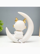 УЦЕНКА Фигурка светящаяся RISALUX «Лосяш космонавт», LED-ночник, USB, белый, 18×17×7 см 10864411