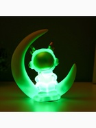 УЦЕНКА Фигурка светящаяся RISALUX «Лосяш космонавт», LED-ночник, USB, белый, 18×17×7 см 10864411