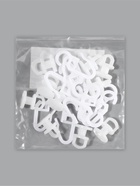 Набор для штор: бегунок 10 шт., крючки 10 шт., белый (комплект 5 шт) - фото 33754746