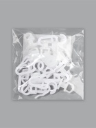 Набор для штор: бегунок 10 шт., крючки 10 шт., белый (комплект 5 шт) - фото 33754747