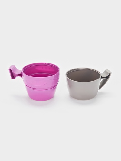 Термос 1 л, со стеклянной колбой, 11×31 см, фиолетовый