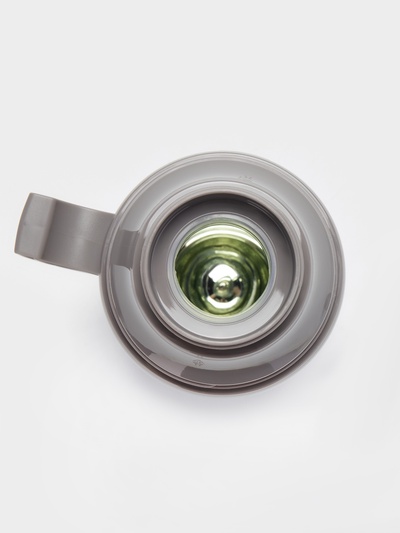 Термос 1 л, со стеклянной колбой, 11×31 см, фиолетовый