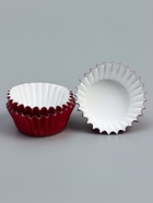 Формы для выпечки кексов бумажные UPAK LAND, набор 300 шт., 3.5×2 см, одноразовые, красные - Фото 2