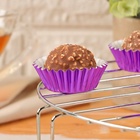 Формы для выпечки кексов бумажные UPAK LAND, набор 300 шт., 3.5×2 см, одноразовые, фиолетовые - Фото 4