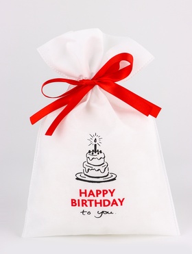 Мешок подарочный «С днём рождения», для украшений и подарков, 24×36 см