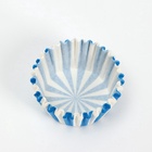 Формы для выпечки и упаковки конфет бумажная UPAK LAND «Калейдоскоп», набор 300 шт., 3.5×2 см, одноразовые, синие - Фото 3