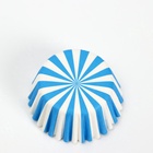 Формы для выпечки и упаковки конфет бумажная UPAK LAND «Калейдоскоп», набор 300 шт., 3.5×2 см, одноразовые, синие - Фото 4