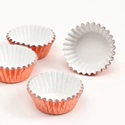 Формы для выпечки и упаковки конфет бумажные UPAK LAND, набор 300 шт., 3.5×2 см, одноразовые, розовое золото - Фото 2