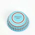 Формы для выпечки кексов бумажные UPAK LAND «Сладость», набор 300 шт., 3.5×2 см, одноразовые, бирюзовые - Фото 3