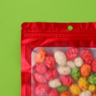 Пакет Зип - лок с окном, с еврослотом, красный, 14×20 см набор 20 шт. 10851655