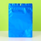 Пакет Зип - лок с окном, с еврослотом, синий, 13.5×19.5 см набор 20 шт. 10851691