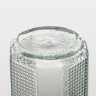 Кувшин Доляна «Ребристые грани», 1 л, с крышкой, стекло, прозрачный - Фото 5