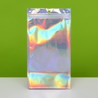 Пакет Zip - lock ПЭТ, иридисцентный, со сплошным окном, пл - й, еврослот 13×24 см набор 20 шт. 10851708