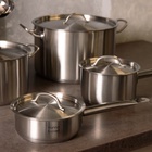 Ковш Hanna Knövell, 9.8 л, d=28, h=16 см, с крышкой, толщина стенки 0.8 мм, индукция, нержавеющая сталь - Фото 9