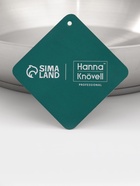 Сковорода Hanna Knövell, d=28 см, h=6 см, толщина стенки 0.6 мм, индукция, дно al+fe+al, нержавеющая сталь - Фото 7