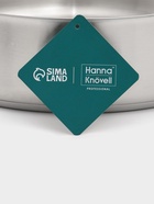 Сковорода-сотейник Hanna Knövell, 5.5 л, d=32 см, h=8.5 см, толщина стенки 0.6 мм, индукция, нержавеющая сталь - Фото 7