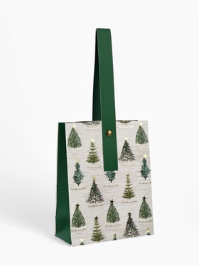 Пакет подарочный новогодний ламинированный «Новогодние мечты», S 5.5 см ? 15 см ? 12 см (комплект 2 шт)