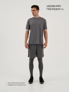 Футболка мужская Resport, размер 46, базовая, со вставками, серая - Фото 3