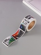 Наклейка бумага "Романтика поездов" 3х5 см 200 шт в рулоне - фото 808684975