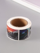 Наклейка бумага "Романтика поездов" 3х5 см 200 шт в рулоне - фото 808684977