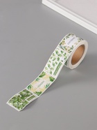 Наклейка бумага "Веточки и листья" 3х5 см 200 шт в рулоне - фото 808685023