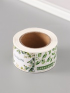 Наклейка бумага "Веточки и листья" 3х5 см 200 шт в рулоне - фото 808685025