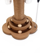 Когтеточка столбик с игрушкой "Шасси-2", 23 см × 23 см × 46 см - Фото 3