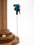 Когтеточка столбик с игрушкой "Шасси-2", 23 см × 23 см × 46 см - Фото 4