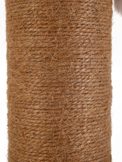 Когтеточка столбик с игрушкой "Шасси-2", 23 см × 23 см × 46 см