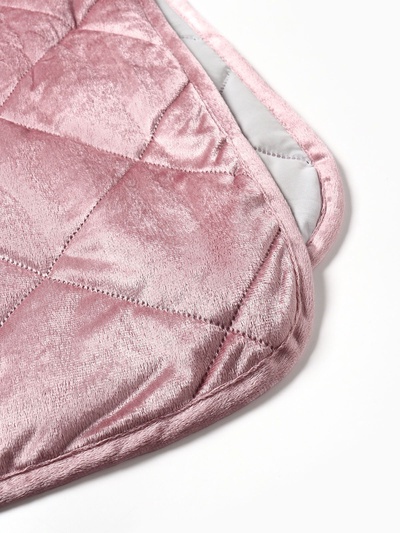 Покрывало Этель 1.5 сп 120×200±5 см, розовый, велюр, 100% п/э