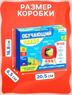 Обучающий набор с карточками, русская озвучка, 60 карточек, голубой - Фото 4