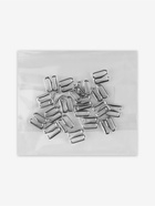 Крючок для бретелей, металлический, 8 мм, набор 20 шт., цвет серебряный - Фото 3