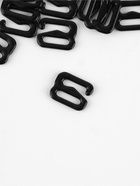 Крючок для бретелей, металлический, 8 мм, набор 20 шт., чёрный 10857112