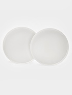 Тарелки Magistro White Snow, набор 2 шт., d=20 см, фарфор, белые - Фото 3