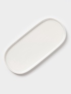 Блюдо сервировочное Magistro White Snow, 24.5×11×1.5 см, фарфор, белое - Фото 3