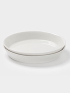 Тарелки глубокие Magistro White Snow, набор 2 шт., 600 мл, 21.5×3.5 см, фарфор, белые - Фото 3