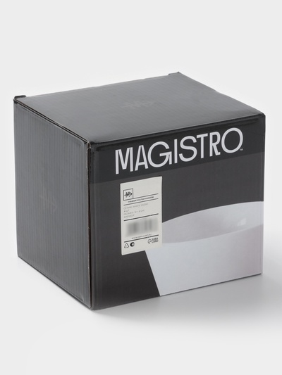 Салатники Magistro White Snow, набор 4 шт., 380 мл, фарфор, белые