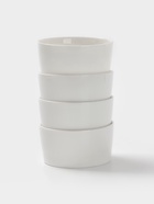 Соусники Magistro White Snow, набор 4 шт., 150 мл, фарфор, белые - Фото 3