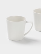 Кружки Magistro White Snow, набор 2 шт., 340 мл, фарфор, белые - Фото 2