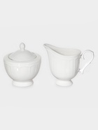 Набор сервировочный WY Renessans, 2 предмета: молочник 265 мл, сахарница 300 мл, фарфор, белый - Фото 2