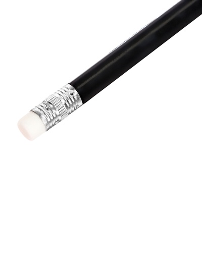 Набор карандашей чернографитных 12 штук, Calligrata Classic, с ластиком, заточенные, пластик, трехгранные, черные