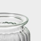 Банка для сыпучих Доляна «Лада», 250 мл, 7.5×12 см, стекло, прозрачная - Фото 4