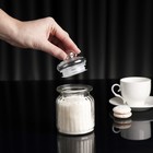 Банка для сыпучих Доляна «Лада», 250 мл, 7.5×12 см, стекло, прозрачная - Фото 8