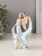 Фигурка полистоун «Танцующая пара», бело-голубой, 9.5×5×13 см - Фото 2