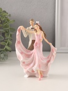 Фигурка полистоун «Танцующая пара», бело-розовый, 9.5×5×13 см - Фото 1