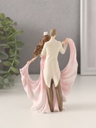 Фигурка полистоун «Танцующая пара», бело-розовый, 9.5×5×13 см - Фото 3